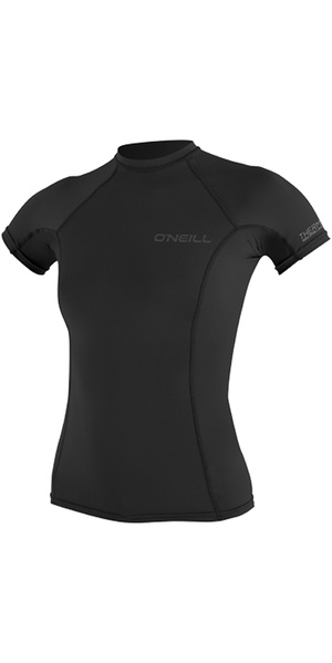 2026 O'neill Camiseta De Manga Corta Thermo-x 5008 Para Mujer - Negra